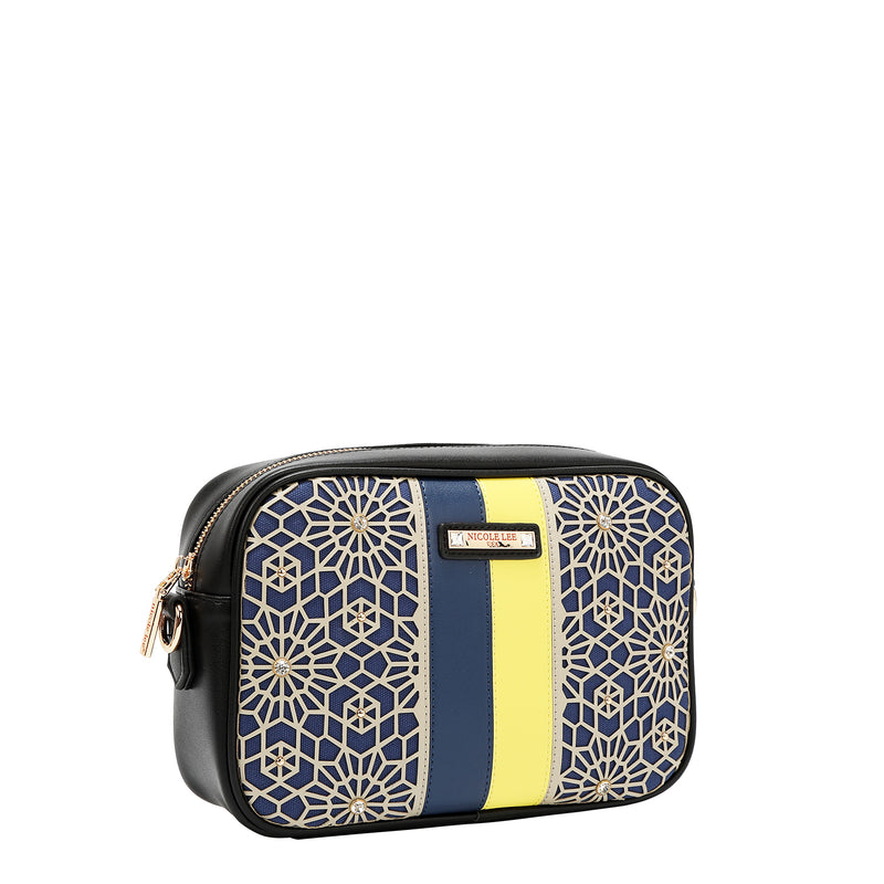 GEOMETRIC LASER CUT CROSSBODY BAG