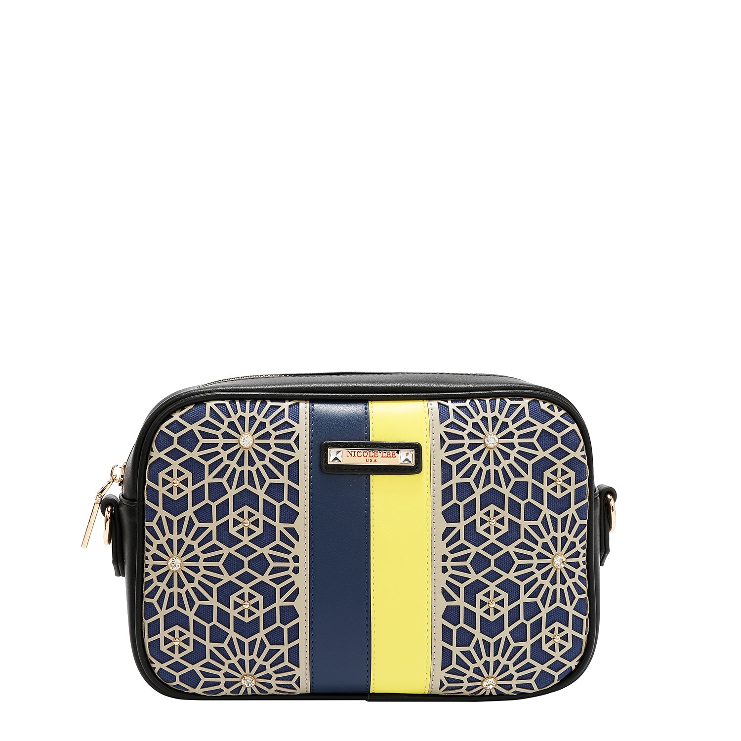 GEOMETRIC LASER CUT CROSSBODY BAG