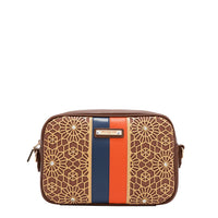 GEOMETRIC LASER CUT CROSSBODY BAG