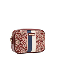 GEOMETRIC LASER CUT CROSSBODY BAG