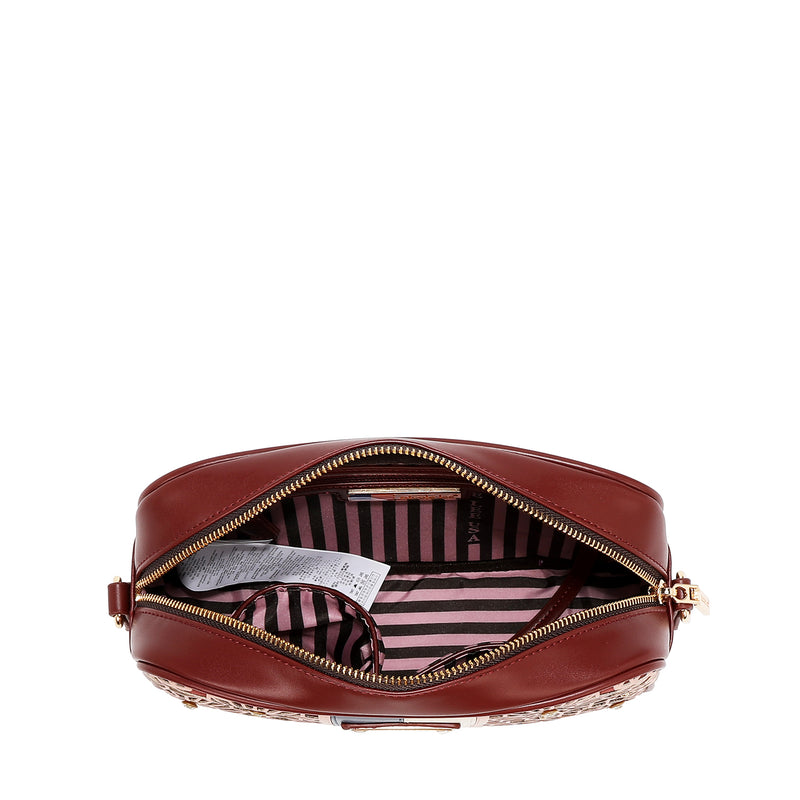 GEOMETRIC LASER CUT CROSSBODY BAG