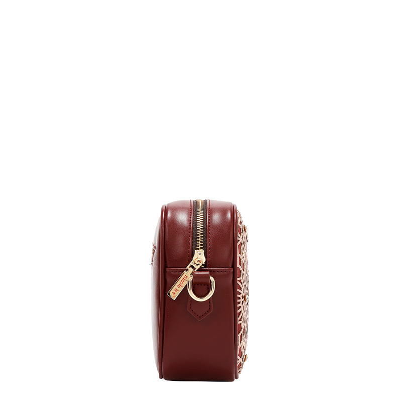 GEOMETRIC LASER CUT CROSSBODY BAG