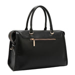 GEOMETRIC LASER CUT BOSTON BAG