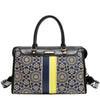 GEOMETRIC LASER CUT BOSTON BAG