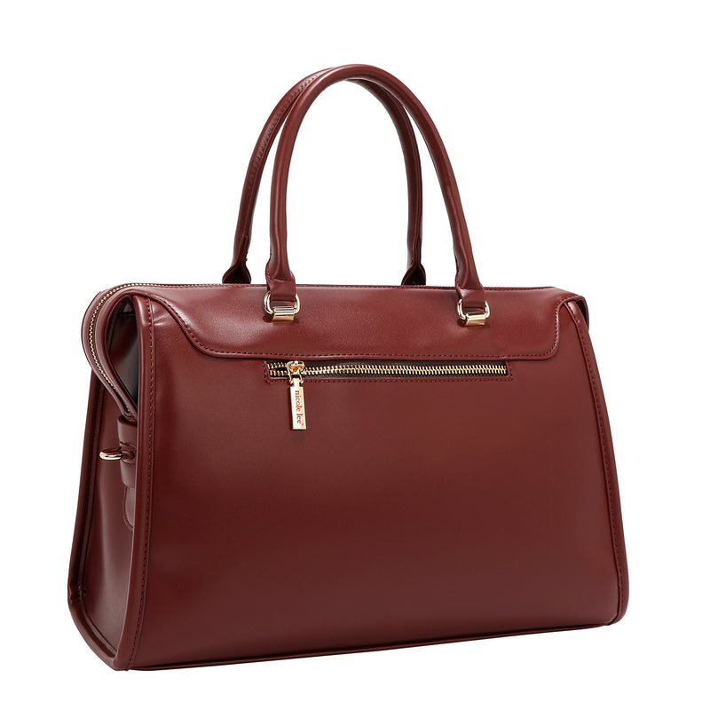 GEOMETRIC LASER CUT BOSTON BAG