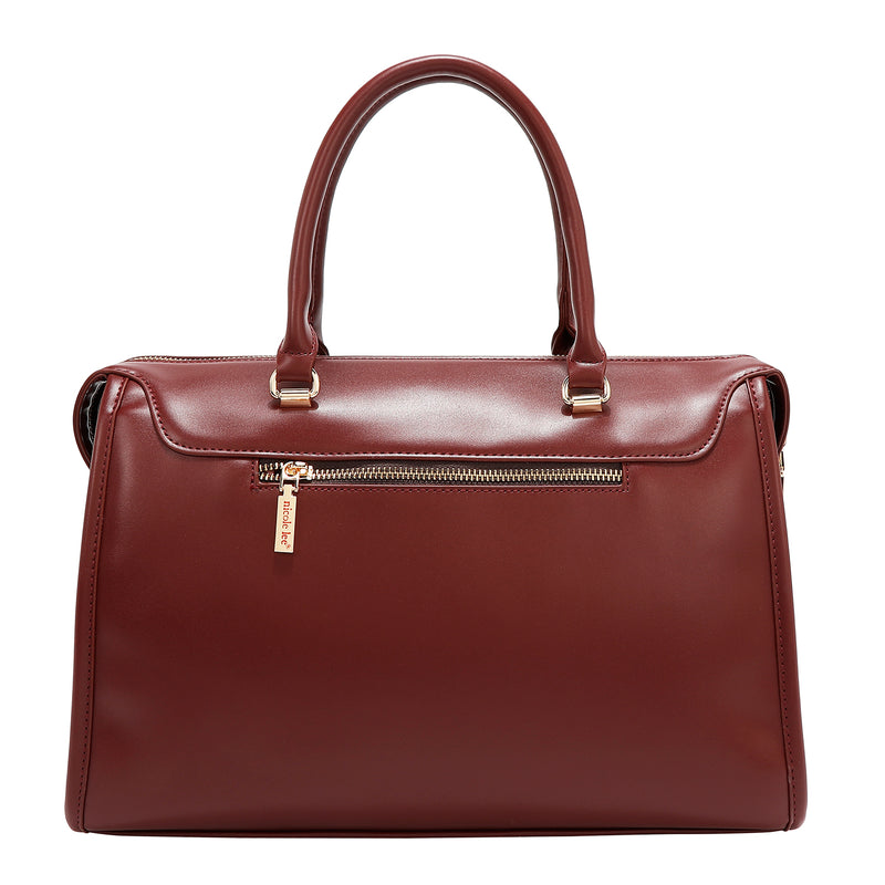 GEOMETRIC LASER CUT BOSTON BAG