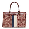 GEOMETRIC LASER CUT BOSTON BAG