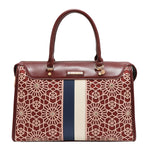 GEOMETRIC LASER CUT BOSTON BAG