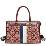 GEOMETRIC LASER CUT BOSTON BAG