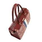 GEOMETRIC LASER CUT BOSTON BAG