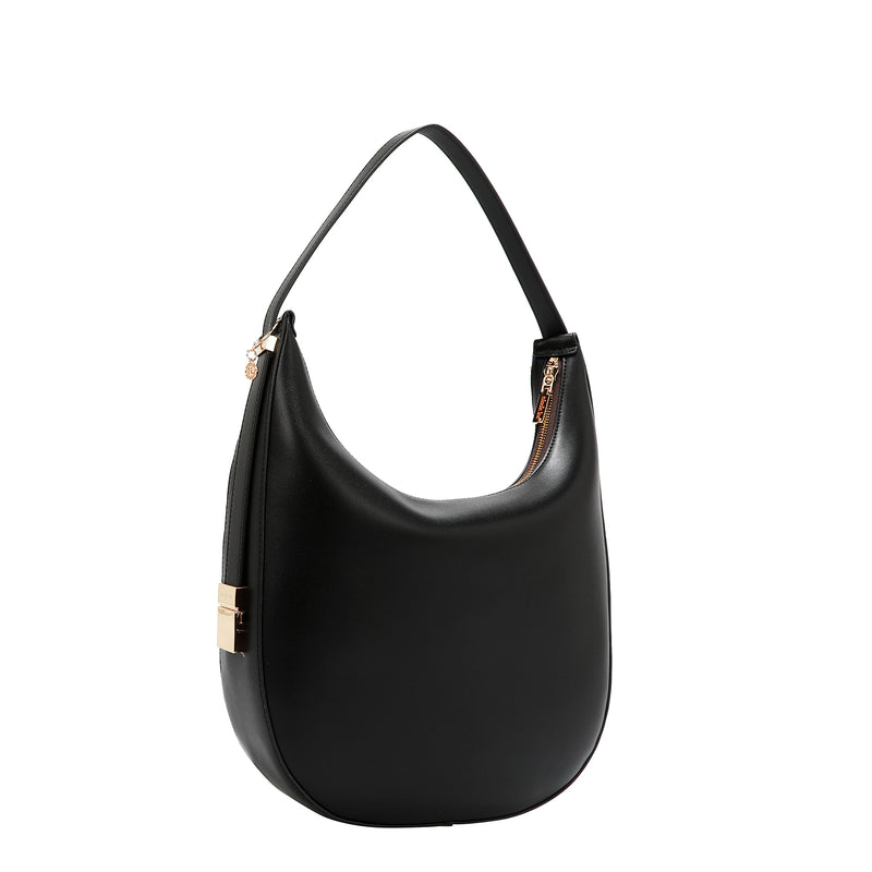 GEOMETRIC LASER CUT HOBO BAG
