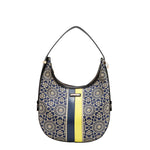 GEOMETRIC LASER CUT HOBO BAG