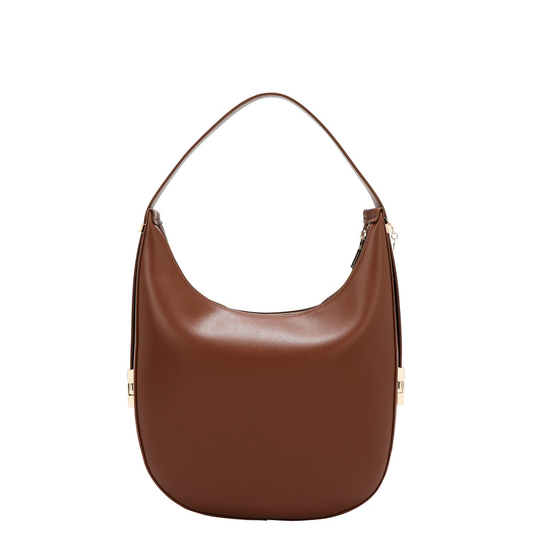 GEOMETRIC LASER CUT HOBO BAG