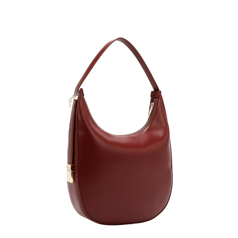 GEOMETRIC LASER CUT HOBO BAG