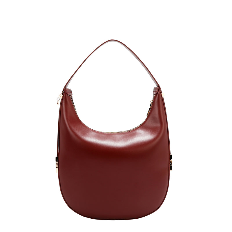 GEOMETRIC LASER CUT HOBO BAG