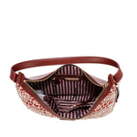 GEOMETRIC LASER CUT HOBO BAG