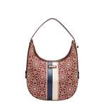 GEOMETRIC LASER CUT HOBO BAG