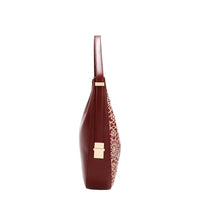 GEOMETRIC LASER CUT HOBO BAG