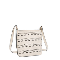 SILVER POP STUD CROSSBODY