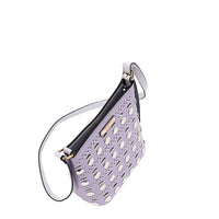 SILVER POP STUD CROSSBODY