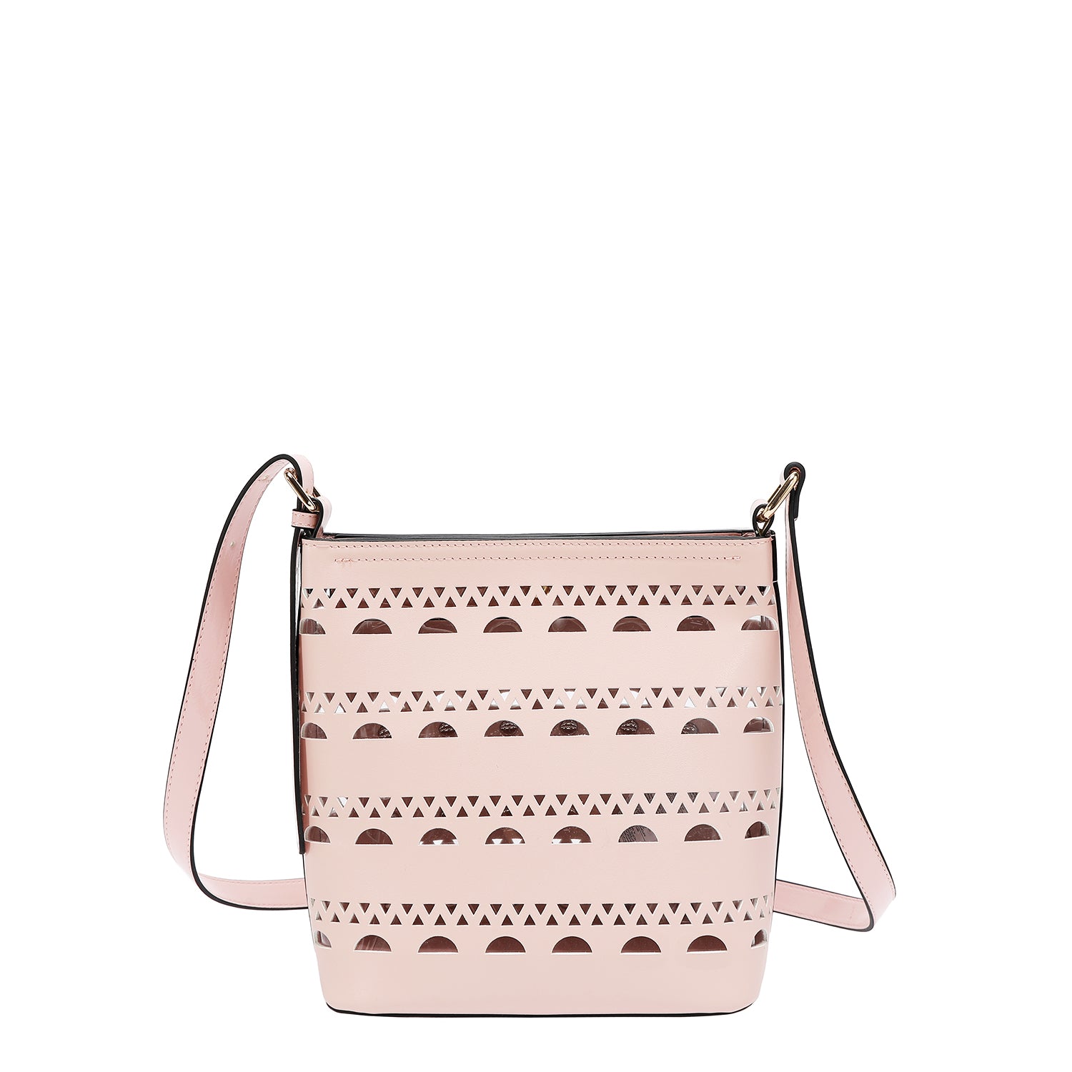 SILVER POP STUD CROSSBODY