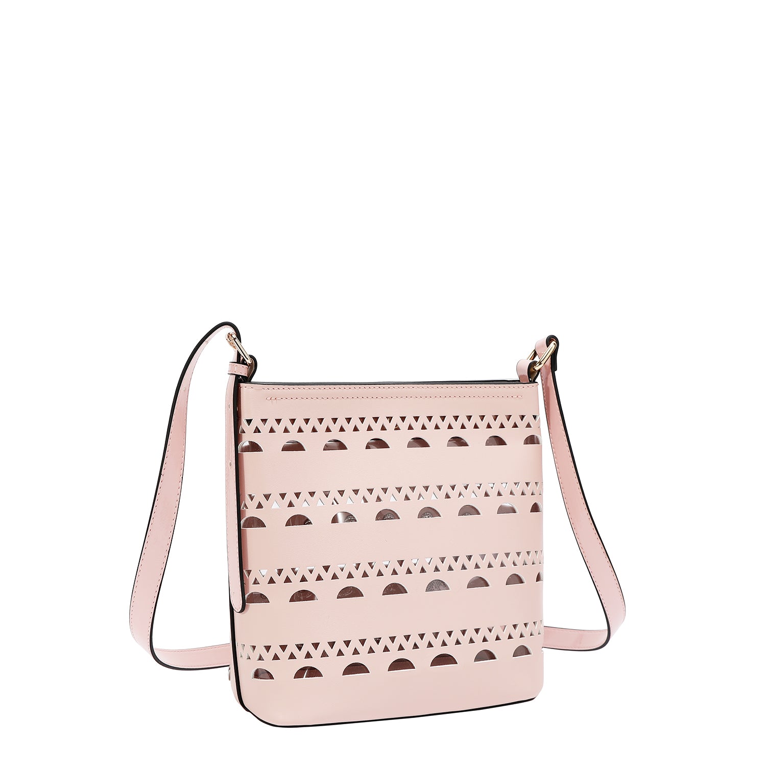 SILVER POP STUD CROSSBODY