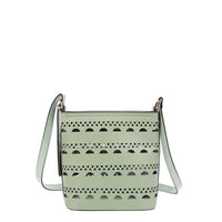SILVER POP STUD CROSSBODY