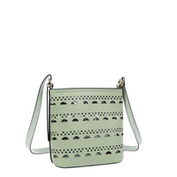 SILVER POP STUD CROSSBODY