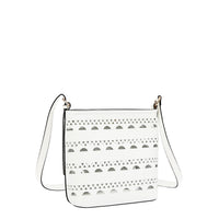SILVER POP STUD CROSSBODY