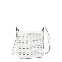 SILVER POP STUD CROSSBODY