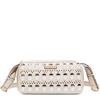 SILVER POP STUD SHOULDER BAG