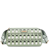 SILVER POP STUD SHOULDER BAG