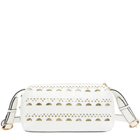 SILVER POP STUD SHOULDER BAG