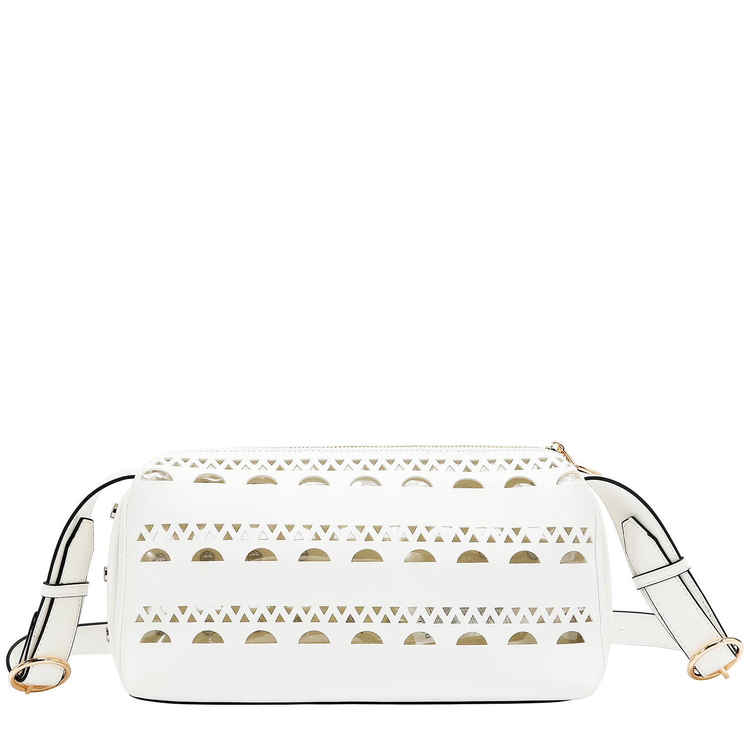 SILVER POP STUD SHOULDER BAG