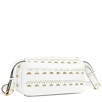 SILVER POP STUD SHOULDER BAG