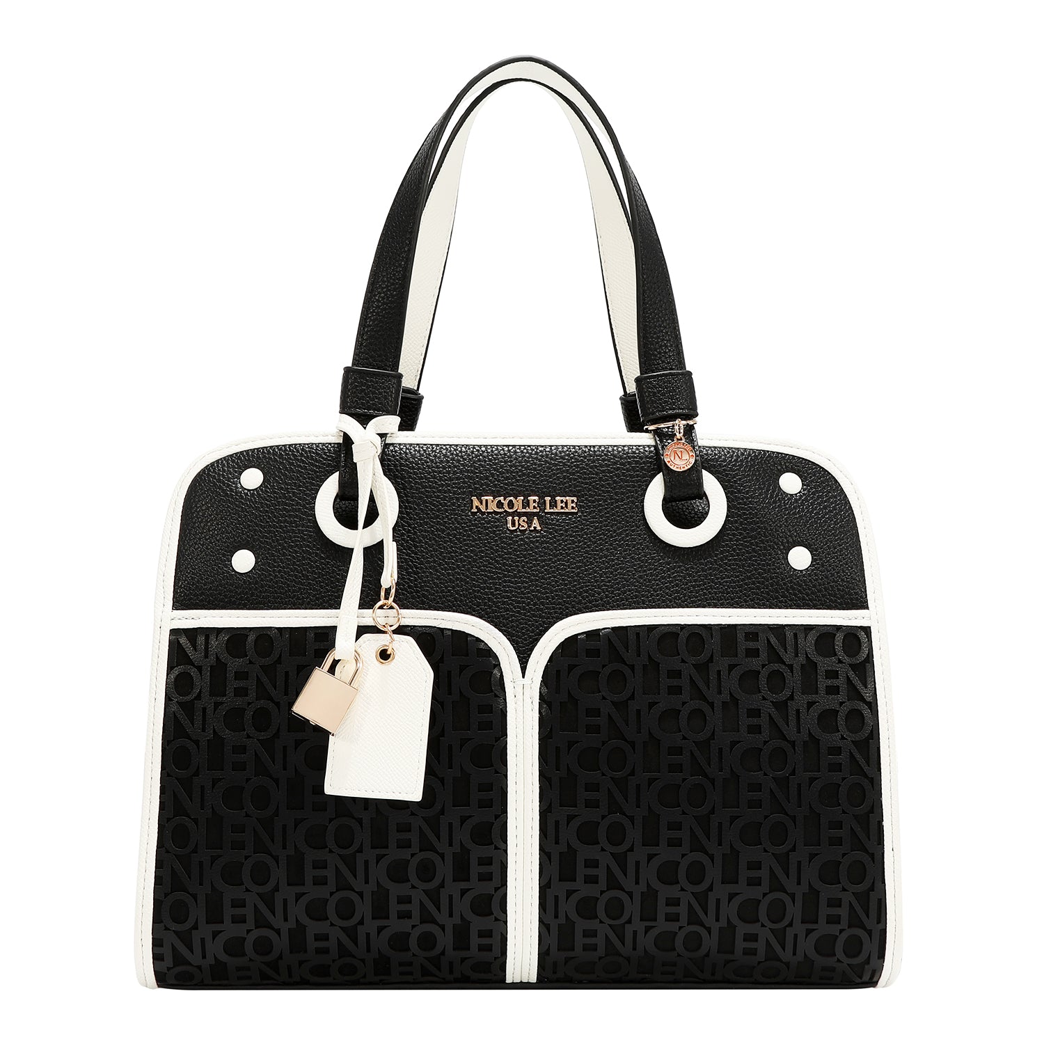 NICOLE MONOGRAM TOTE BAG