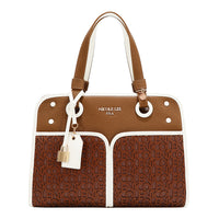 NICOLE MONOGRAM TOTE BAG