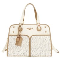 NICOLE MONOGRAM TOTE BAG