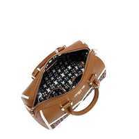 NICOLE MONOGRAM BOSTON BAG