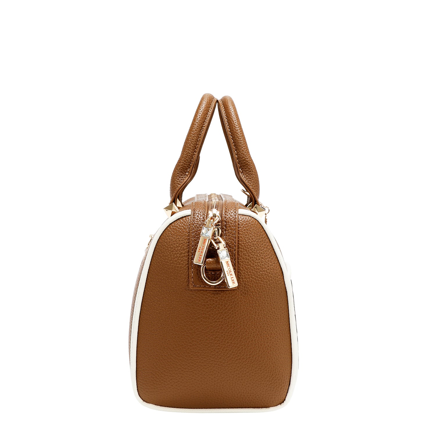 NICOLE MONOGRAM BOSTON BAG