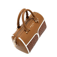 NICOLE MONOGRAM BOSTON BAG