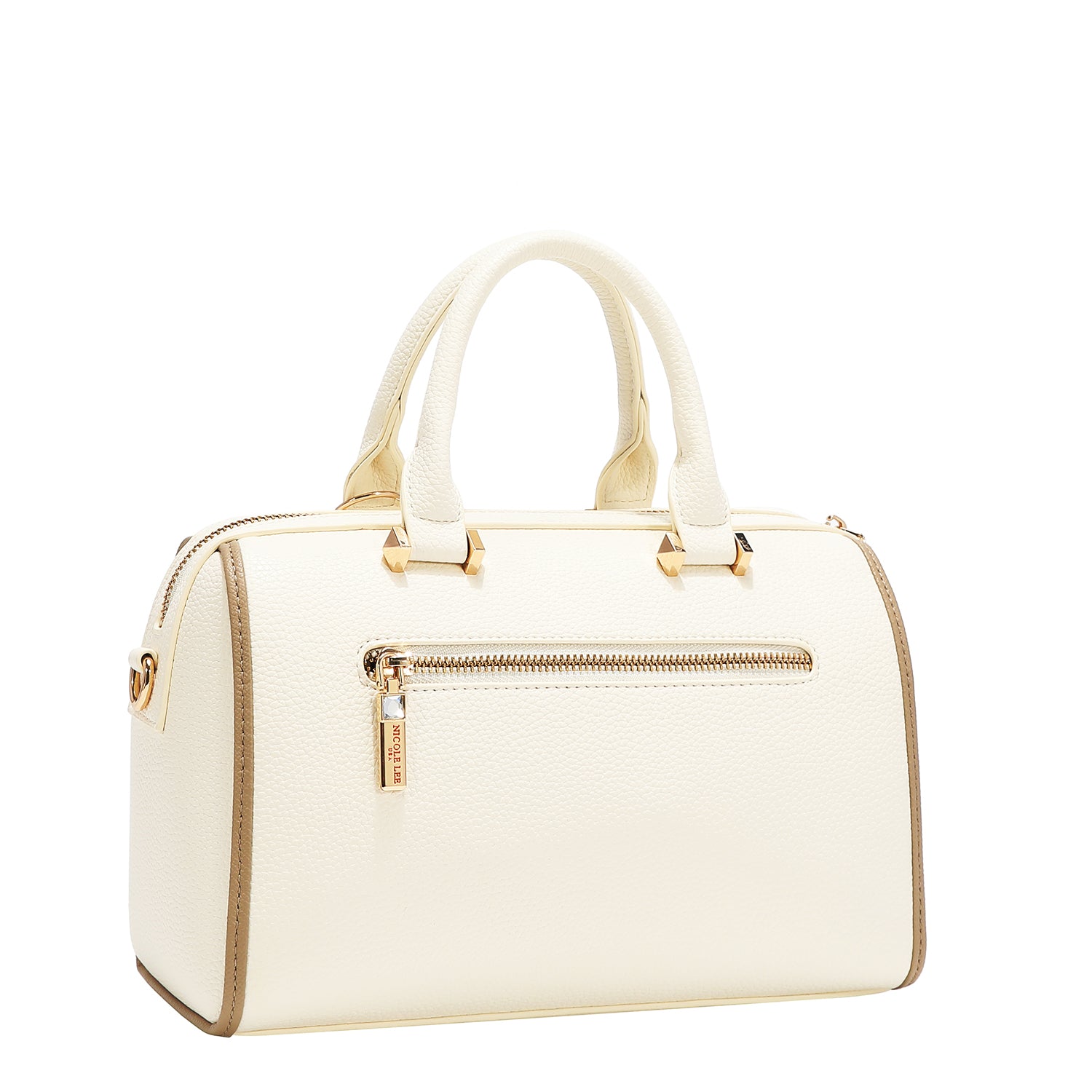 NICOLE MONOGRAM BOSTON BAG