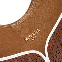 NICOLE MONOGRAM SHOULDER BAG