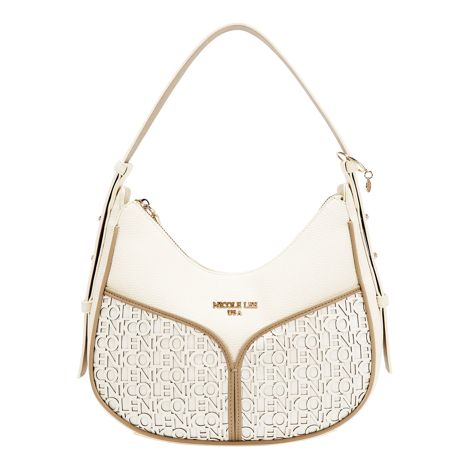 NICOLE MONOGRAM SHOULDER BAG