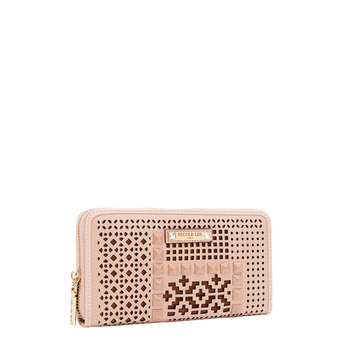 GEOMETRIC CUTOUT WALLET