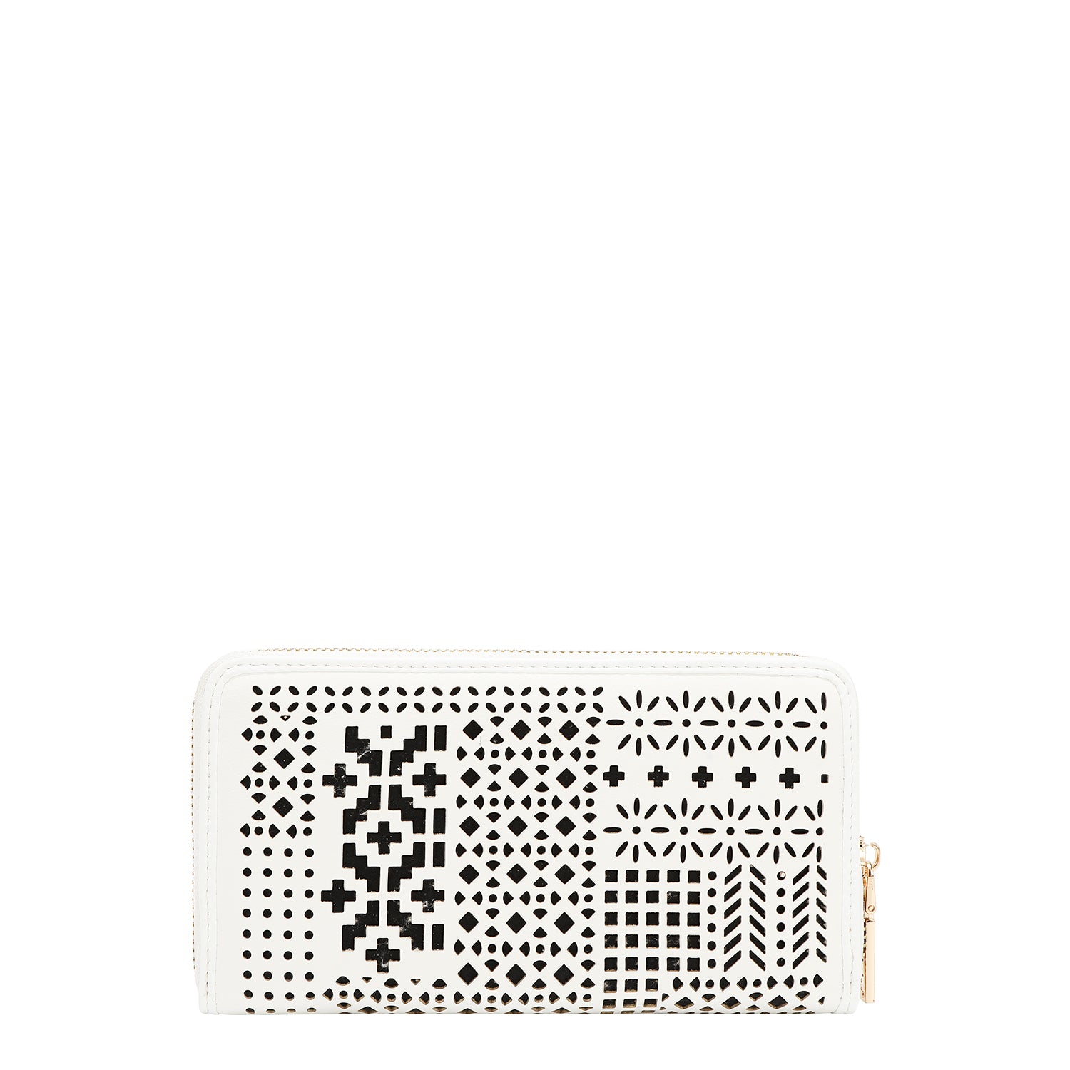 GEOMETRIC CUTOUT WALLET