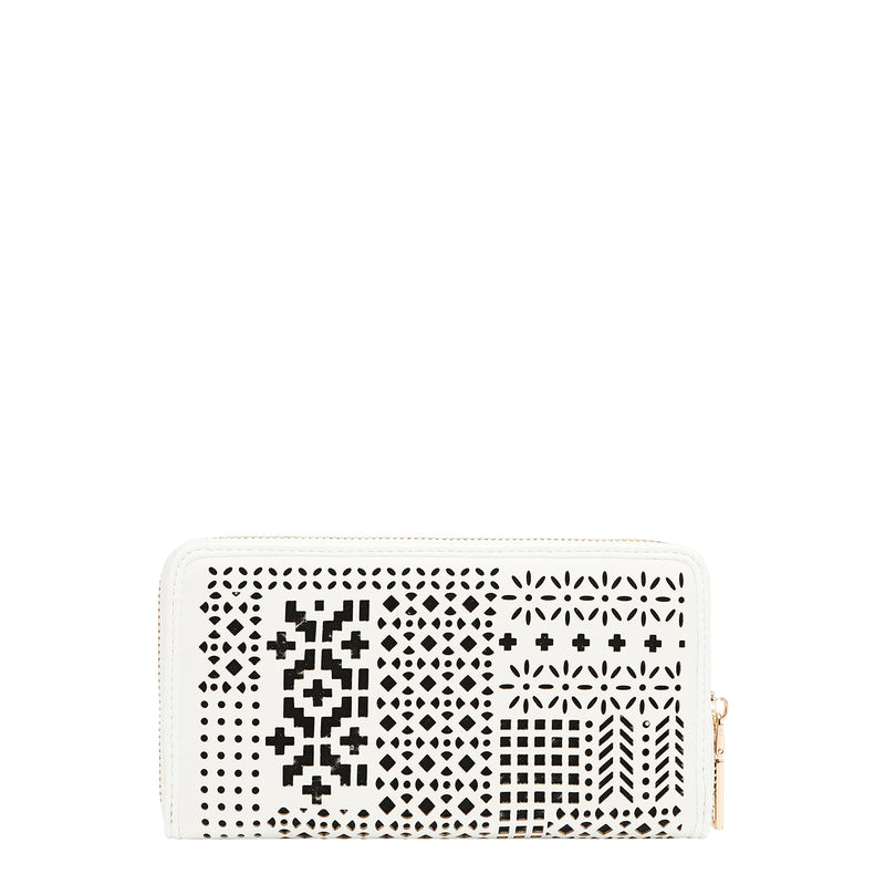 GEOMETRIC CUTOUT WALLET