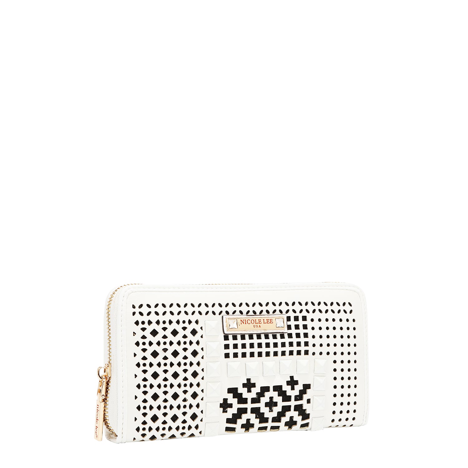 GEOMETRIC CUTOUT WALLET