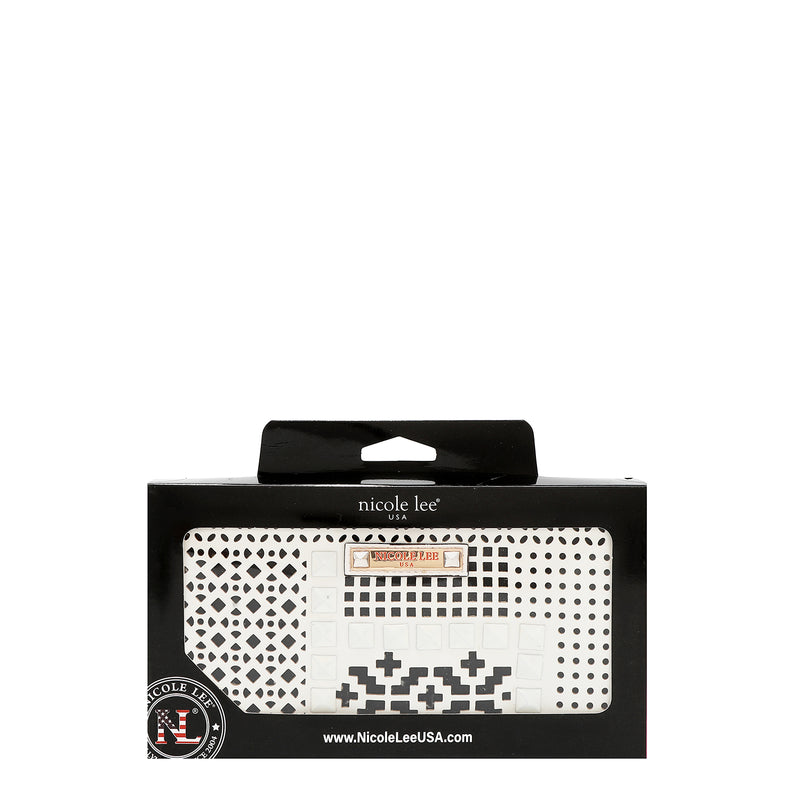 GEOMETRIC CUTOUT WALLET