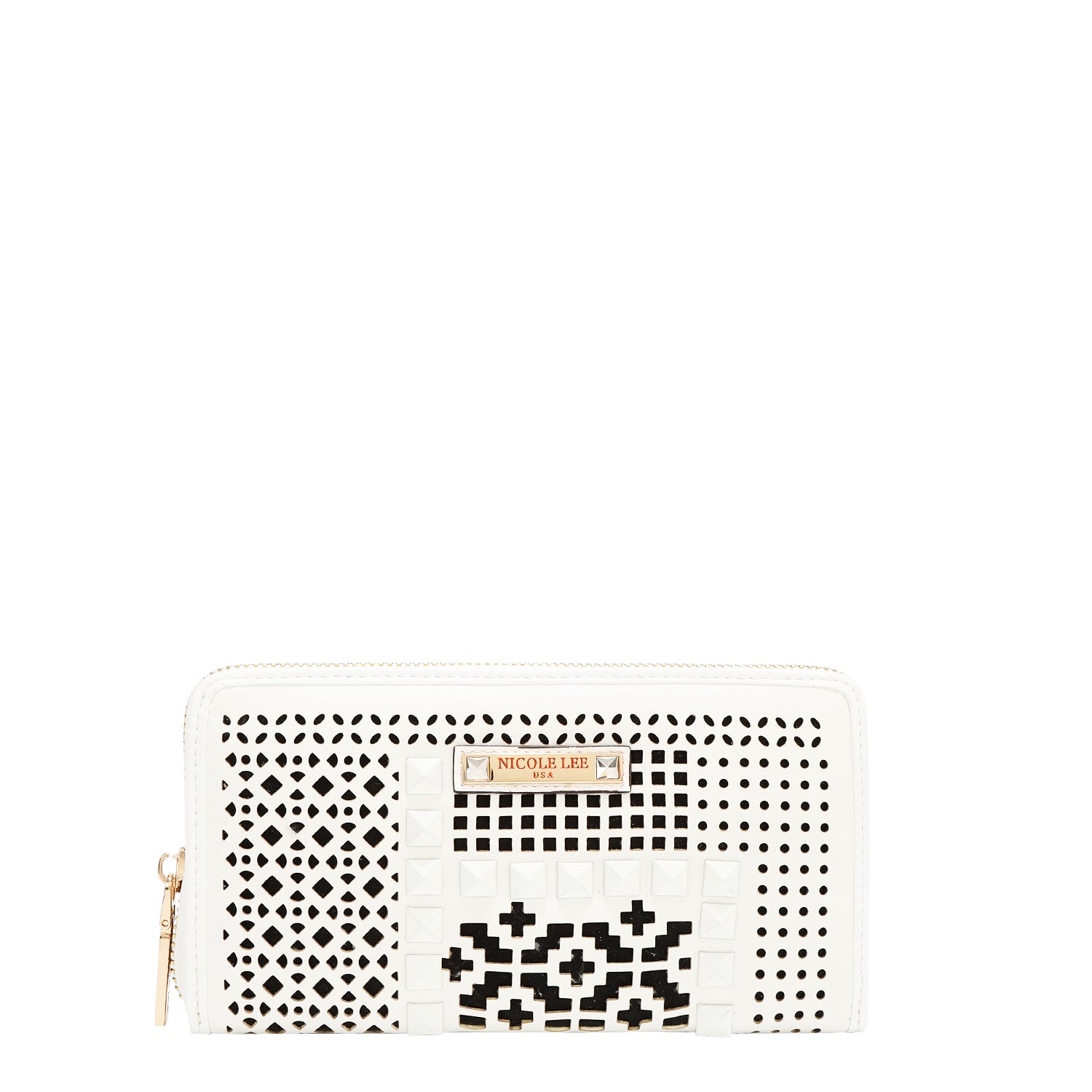 GEOMETRIC CUTOUT WALLET